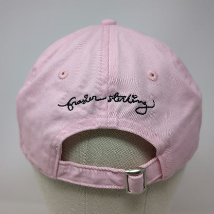Frasier Sterling Baseball Cap Pink One Size Pickleball Club Slideback Cotton Hat