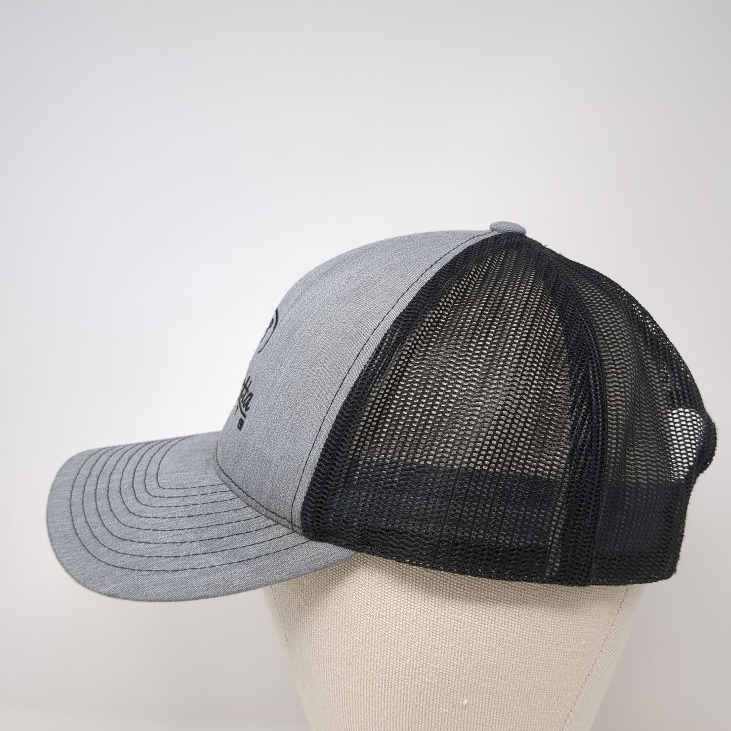Barletta Sports Snapback Trucker Hat Gray One Size Mesh Back Richardson