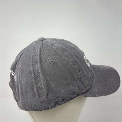 Como Slideback Hat Gray One Size Corduroy Top of the World 6 Panel