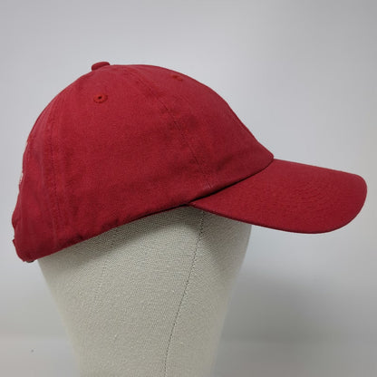 Fahrenheit Baseball Cap Red One Size Simplot Land and Livestock JS USA Flag Hat