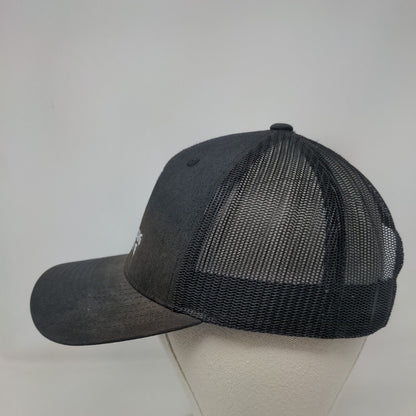 Everlasting Image Snapback Mesh Back Trucker Hat Black One Size Yupoong