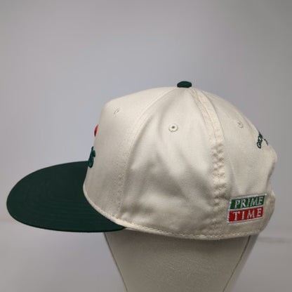 Otto 5 Panel Beige Green One Size I Heart Grass Prime Time Snapback Hat Patch