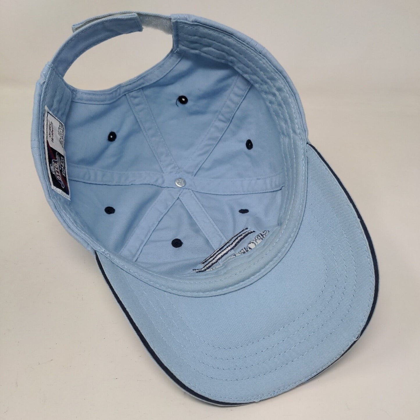 Sports Club It Feels So Good To Belong Strapback Hat Blue One Size Embroidered