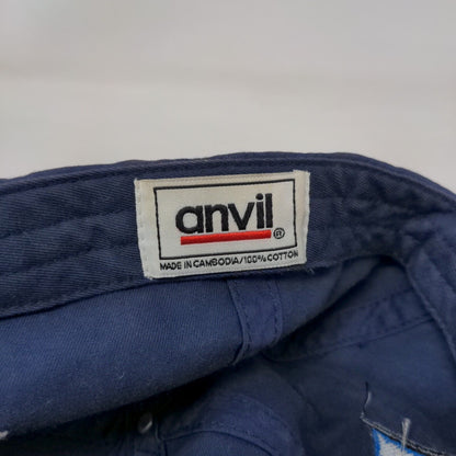 VIF Slideback Hat Blue One Size Adjustable Embroidered Anvil 6 Panel