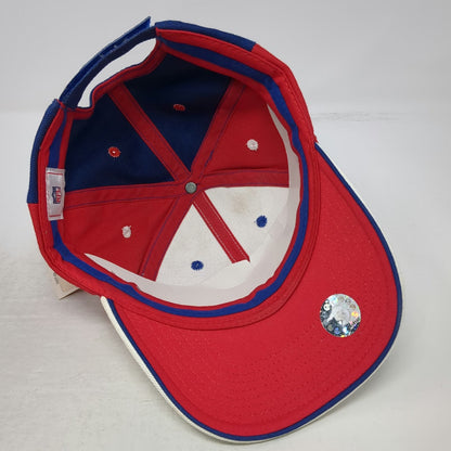 New York Giants NFL Baseball Cap White Red Blue One Size Strapback Logo Team Hat