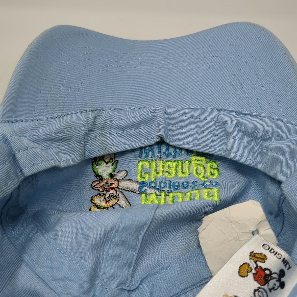 Walt Disney World Baseball Cap Blue One Size Tinker Bell Mood Change Embroidery
