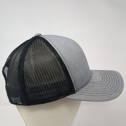 Idaho Roots Snapback Mesh Back Trucker Hat Gray One Size Richardson