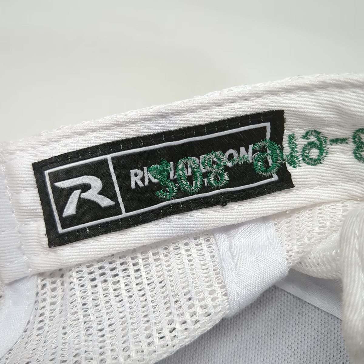 Richardson Trucker Hat Green White One Size Western Idaho Fabrication Snapback