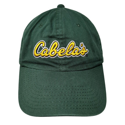 Cabela's Slideback Hat Green OSFA Adjustable World's Foremost Outfitters