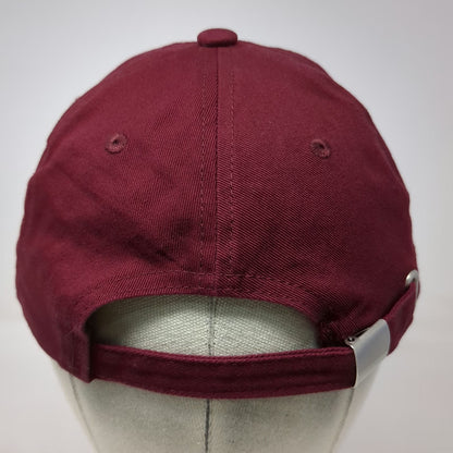 Cotton On Red Baseball Cap One Size Self Love Leisure Club Embroidered Hat
