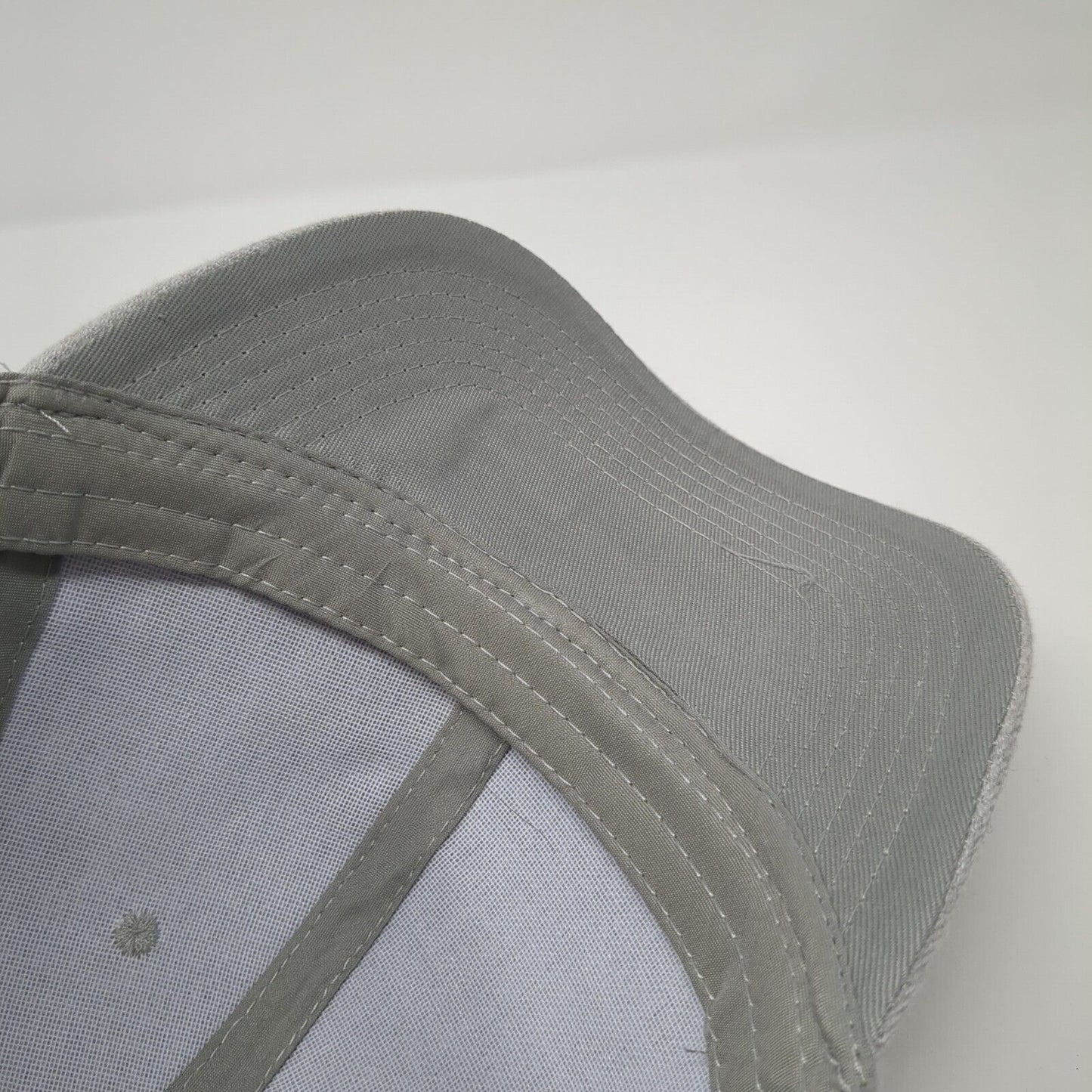 Old School Heat & Cool LLC Strapback Hat Gray One Size Adjustable 6 Panel