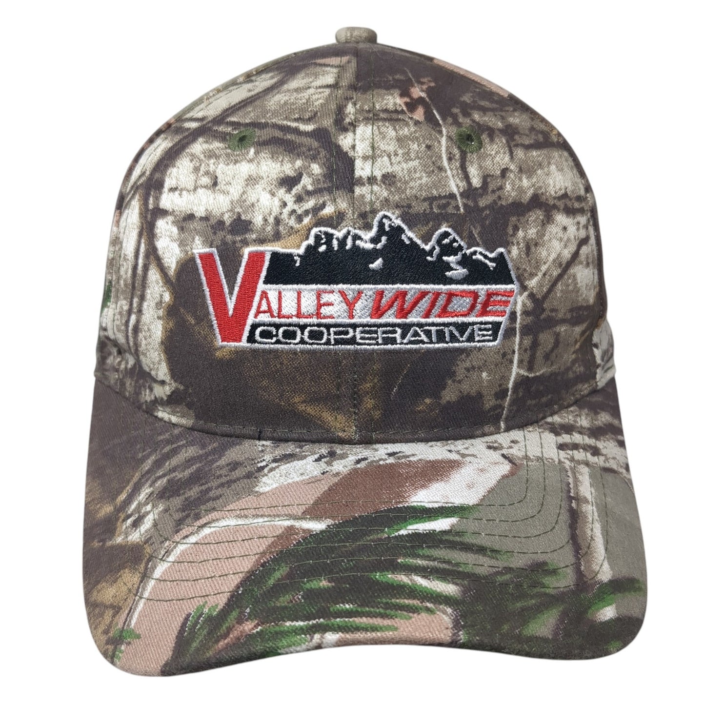 Valleywide Cooperative Baseball Cap Multicolor One Size Adjustable Camouflage