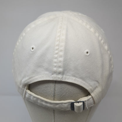 Nike Slideback Baseball Cap White OS Adjustable Embroidered Swoosh Heritage86