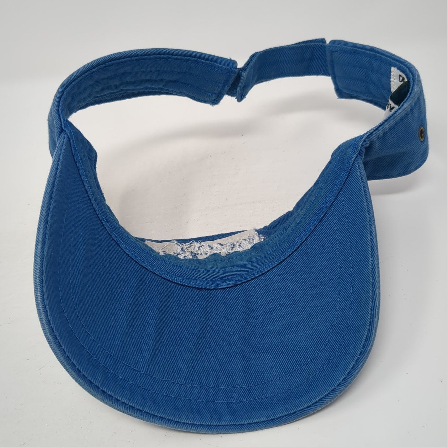 Family Land Waterpark Resort Strapback Visor Hat Blue One Size Adjustable