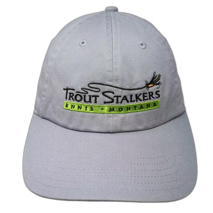 Simms Trout Stalkers Ennis Montana Hat Blue One Size Snapback Cotton Adjustable