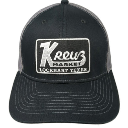 Richardson Trucker Hat Black One Size Kreuz Market Lockhart Texas Mesh Back hat