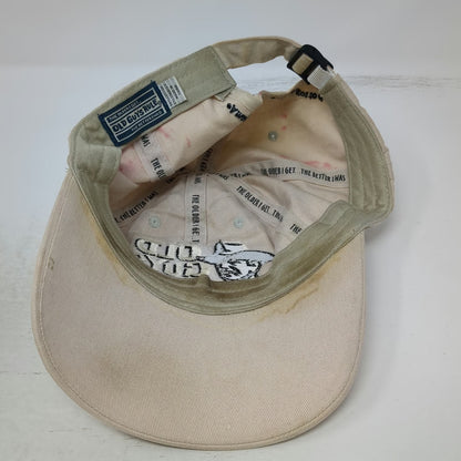 Old Guys Rule Baseball Cap Beige One Size John Wayne Cowboy Signature Quote Hat