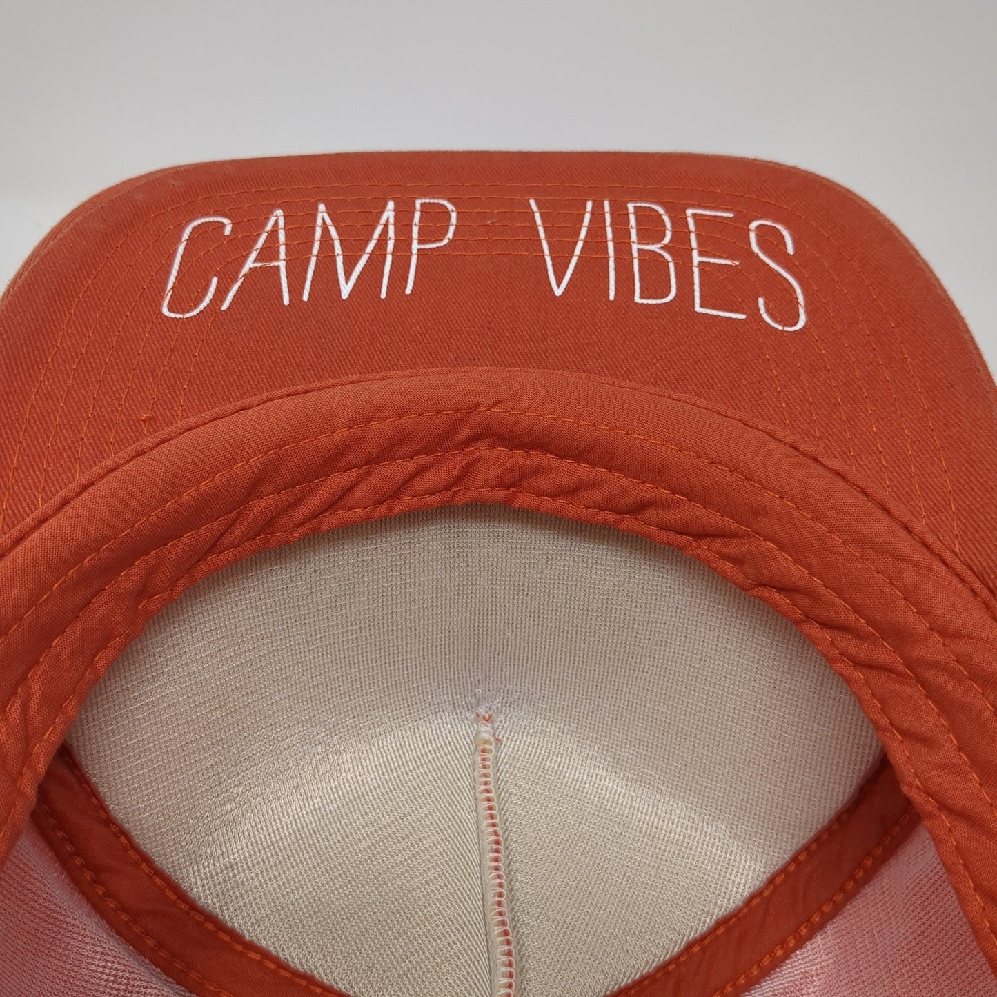 Poler Patch Snapback Hat Orange One Size Camp Vibes Adjustable Outdoor