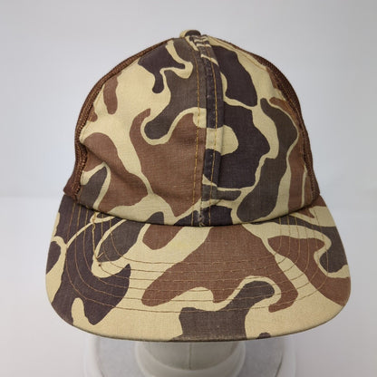 Young An Snapback Mesh Back Trucker Hat Camouflage One Size Adjustable