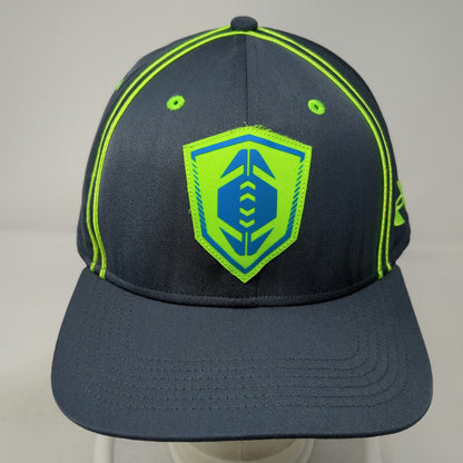Under Armour All America Snapback Hat Gray One Size Neon Shield Patch Piping