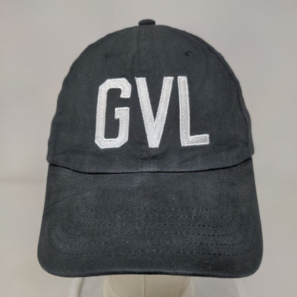 GVL ELevation Slideback Hat Black One Size Adjustable Embroidered Cotton BIG X