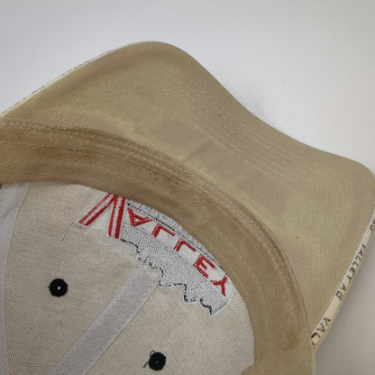 Bucks Bags Valley Agronomics Beige Baseball Cap One Size US Flag Logo Hat