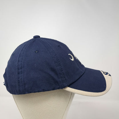 Strand Headwear Blue Beige One Size Baseball Cap Hat South Carolina Palmetto SC