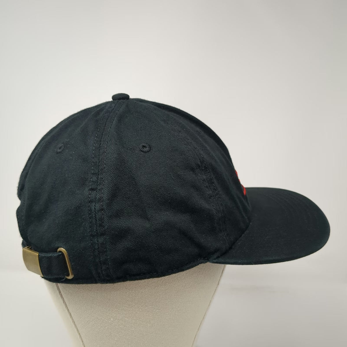 AS Colour Baseball Cap Black One Size SOFA Embroidered Cotton Slideback Hat