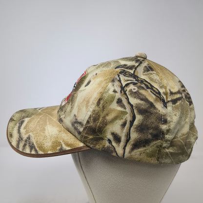 Nebraska Huskers NCAA Young An Cap Green One Size Camo Wrestling Slideback Hat