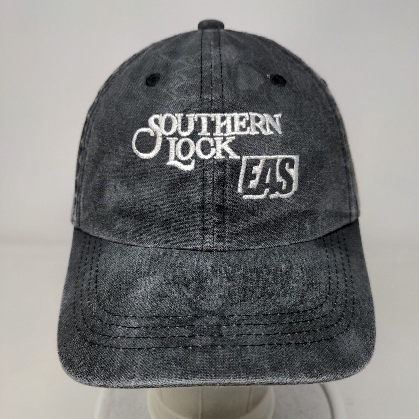 Southern Lock LCN Strapback Hat Gray One Size Embroidered Port Authority