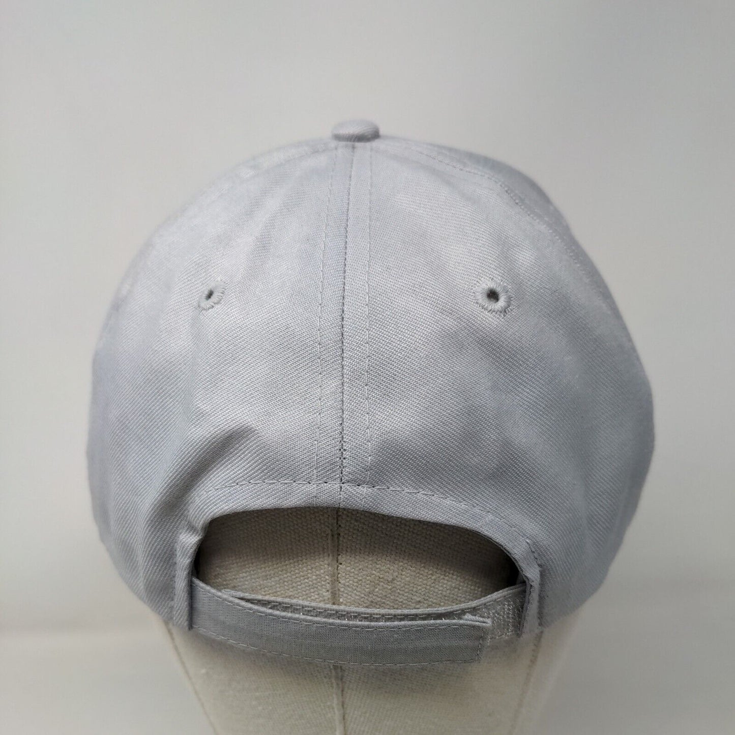 AK Last Frontier Strapback Hat Gray One Size Embroidered 6 Panel