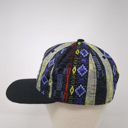Tail Boot Patch Snapback Hat Multicolor One Size Adjustable Geometric