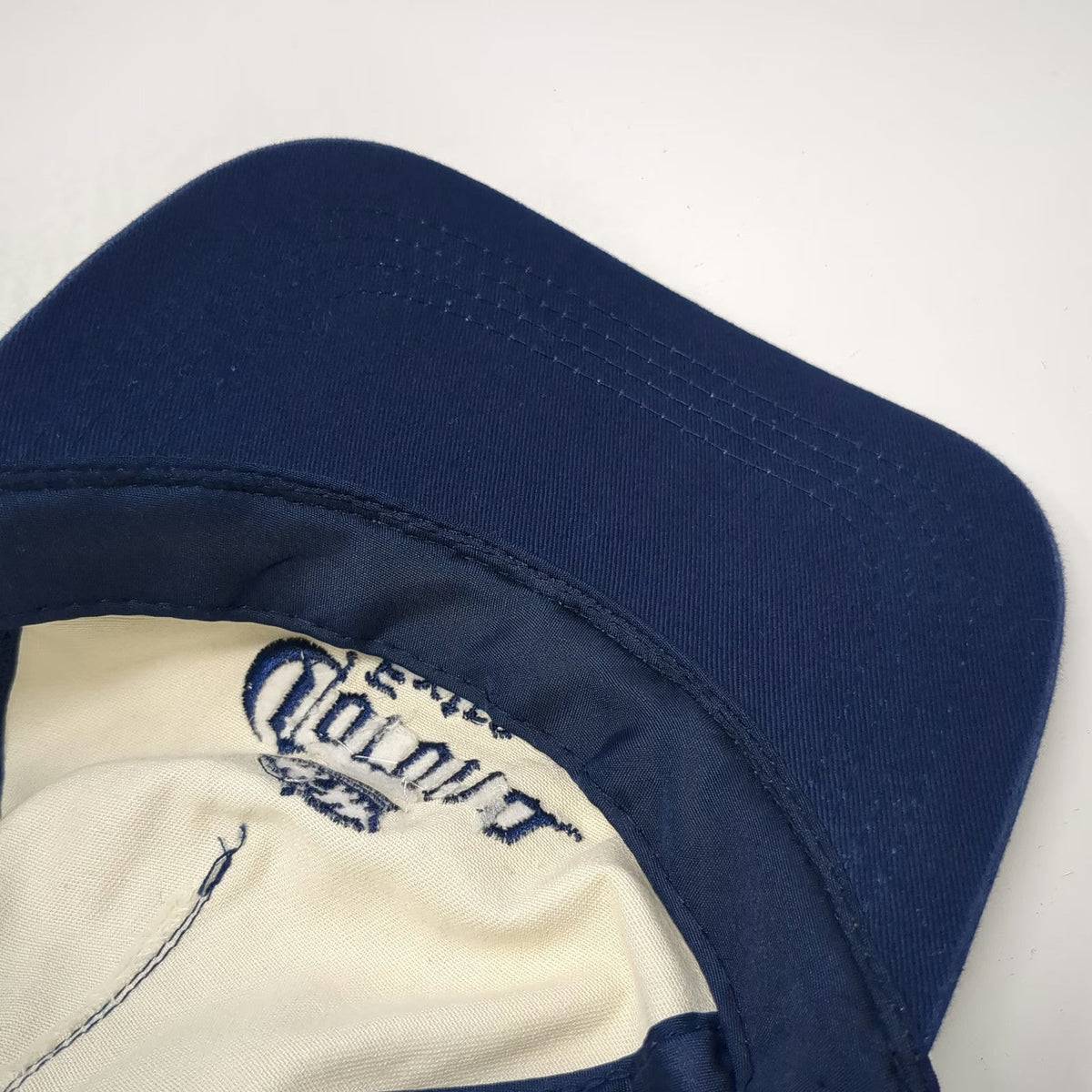 HB Sportgear 5 Panel Beige Blue One Size Corona Extra Beer Contrast Stitch Hat