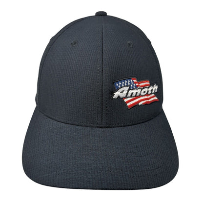 Amoth USA Flag Snapback Hat Black One Size Flexfit 110 Port Authority