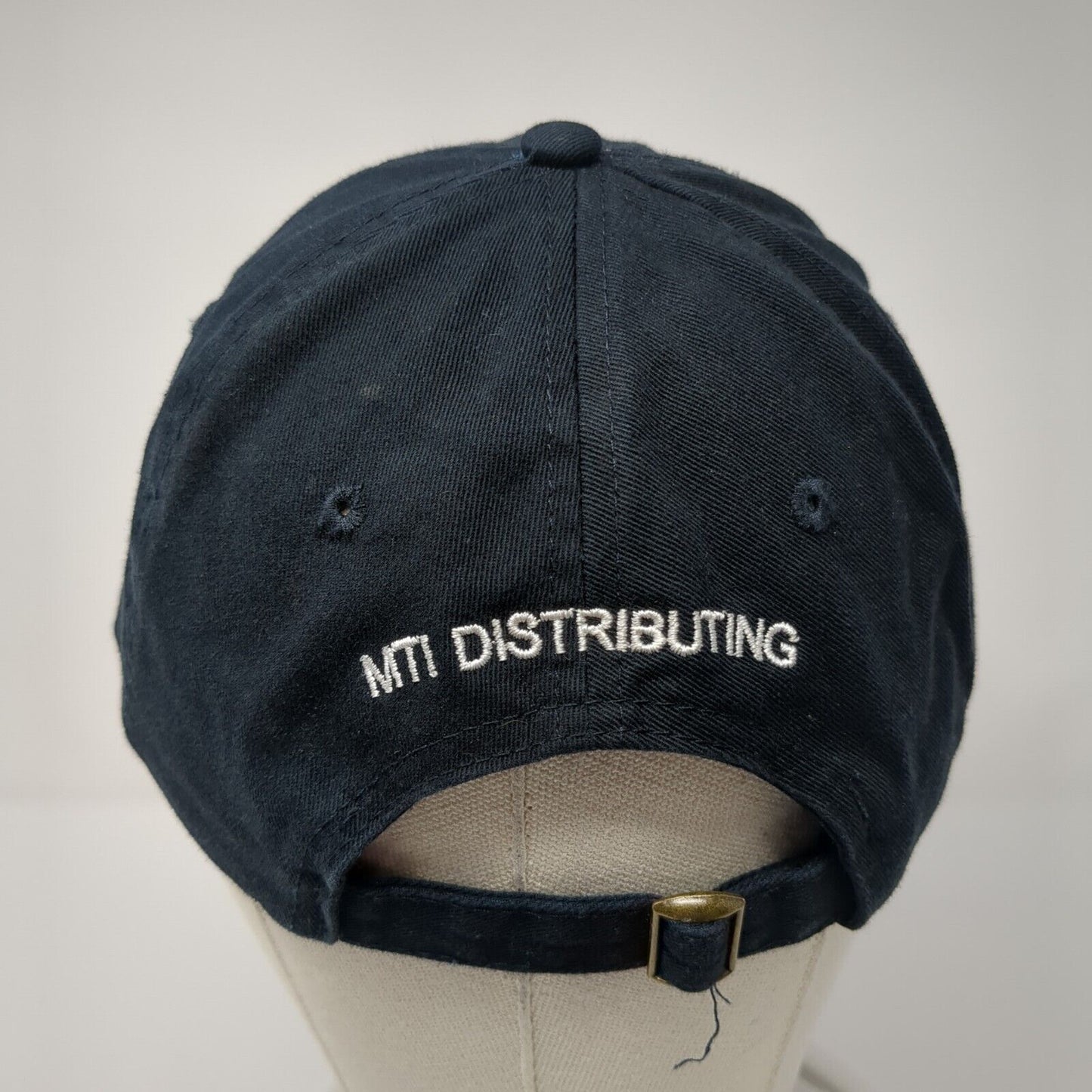 TORO MTI Distributing Slideback Hat Black OS Adjustable Embroidered 6 Panel