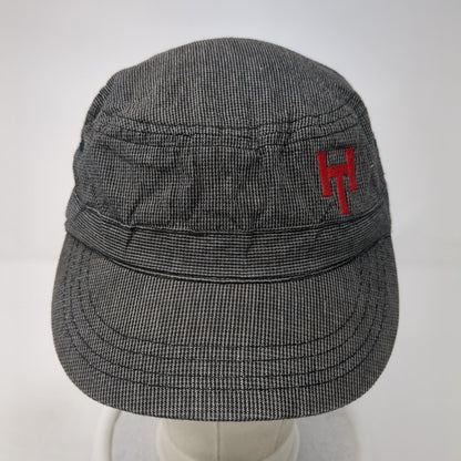 District Strapback Cadet Army Cap Hat Gray One Size Embroidered Logo