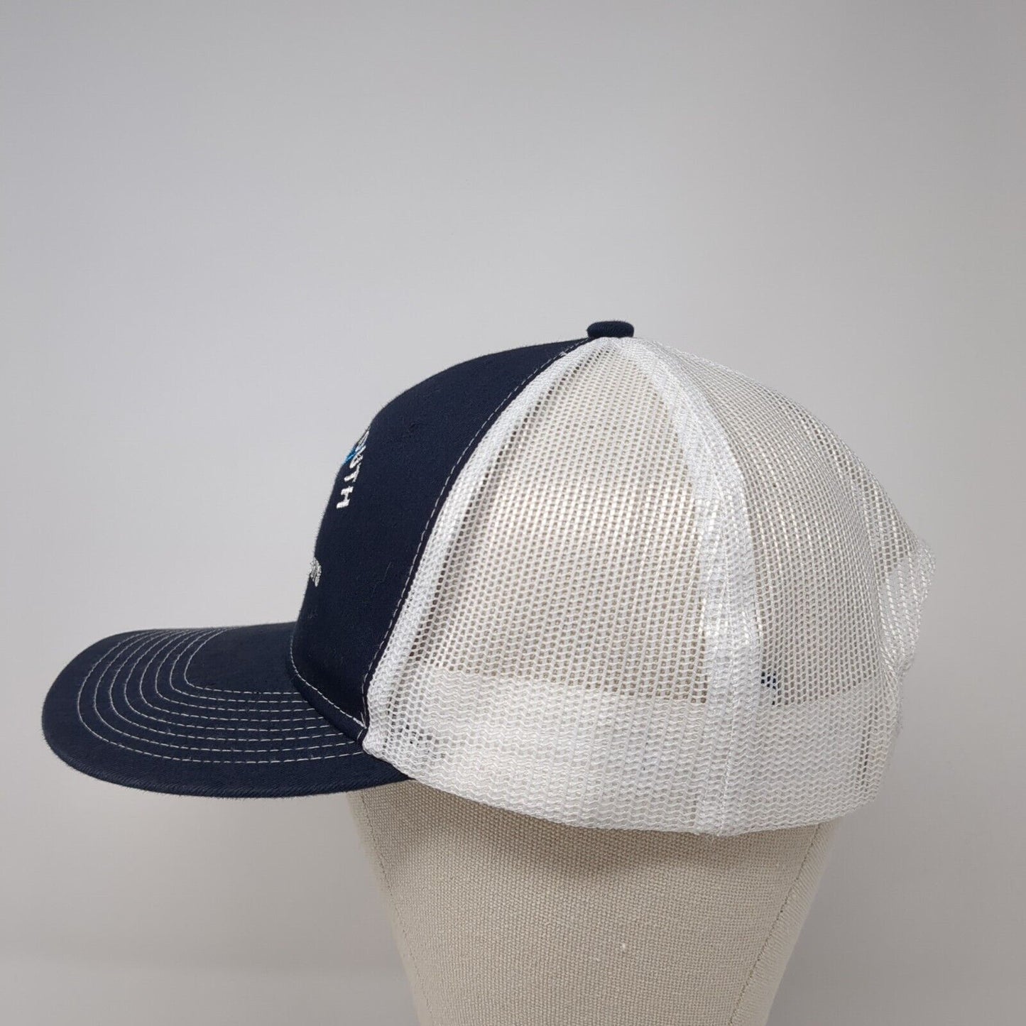 Idaho Youth Adaptive Sports Camp Trucker Hat Blue One Size Mesh Back