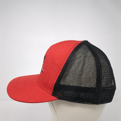 Banbury Golf Course Snapback Trucker Hat Red One Size Mesh Back Legendary