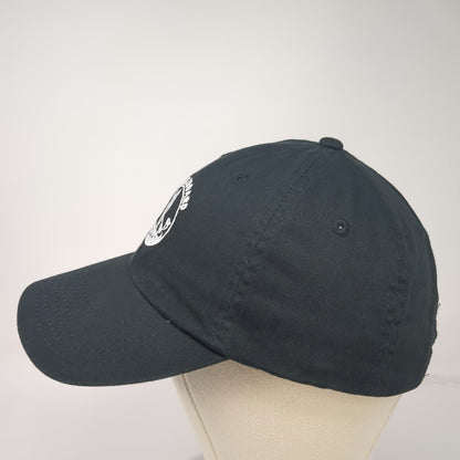 Black Baseball Cap One Size Paddleboard Idaho Embroidered Slideback Cotton Hat