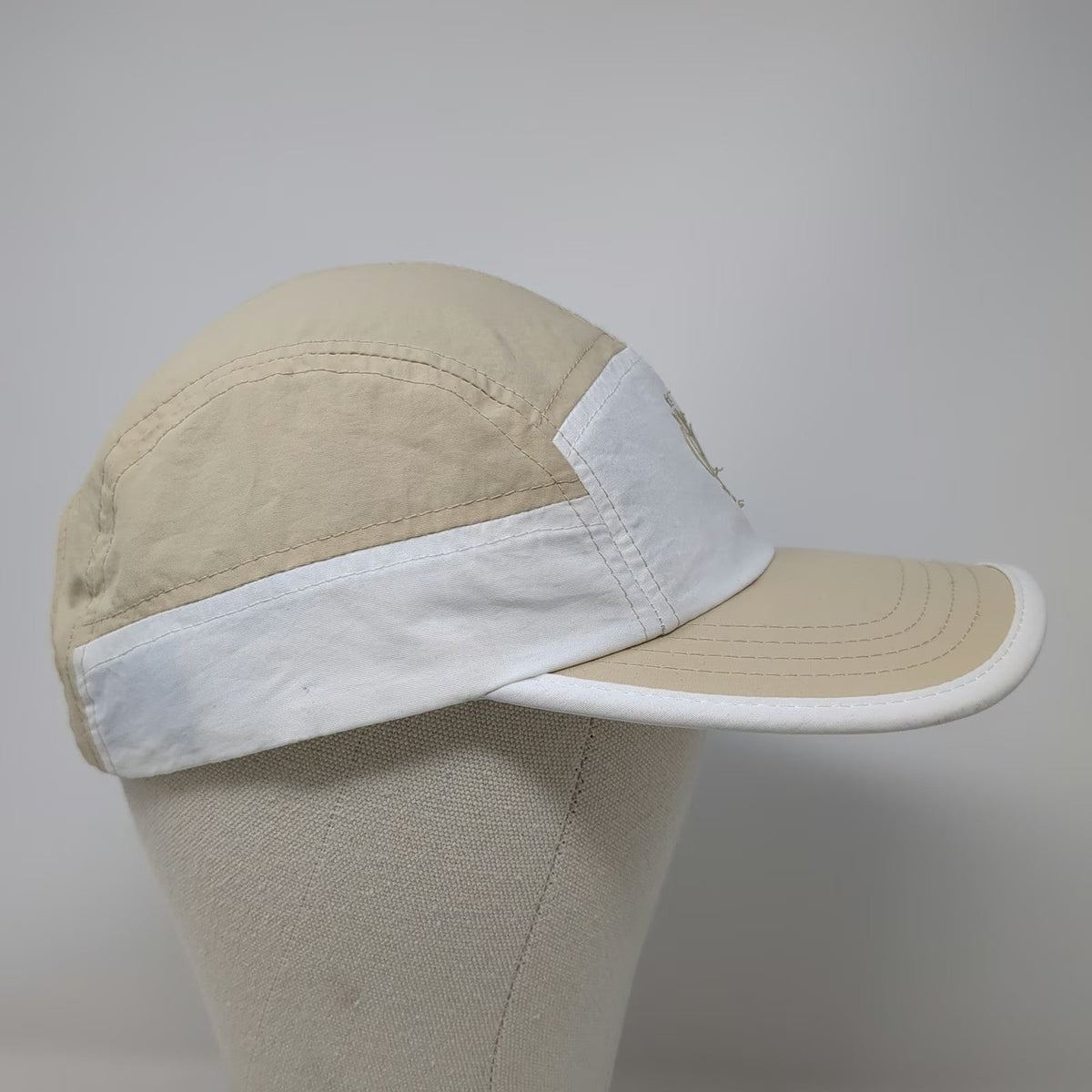 Cotton On 5 Panel Brown One Size Hat Atlas Athl Apparel Nylon Strapback Buckle