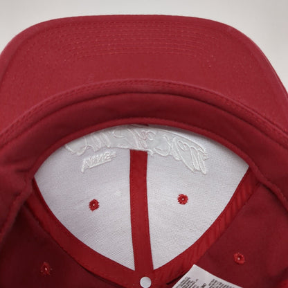 Vans Off The Wall Since 1968 Snapback Hat Red One Size Adjustable Embroidered