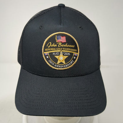 Richardson Trucker Hat Black One Size John Borbonus Memorial Golf Tournament