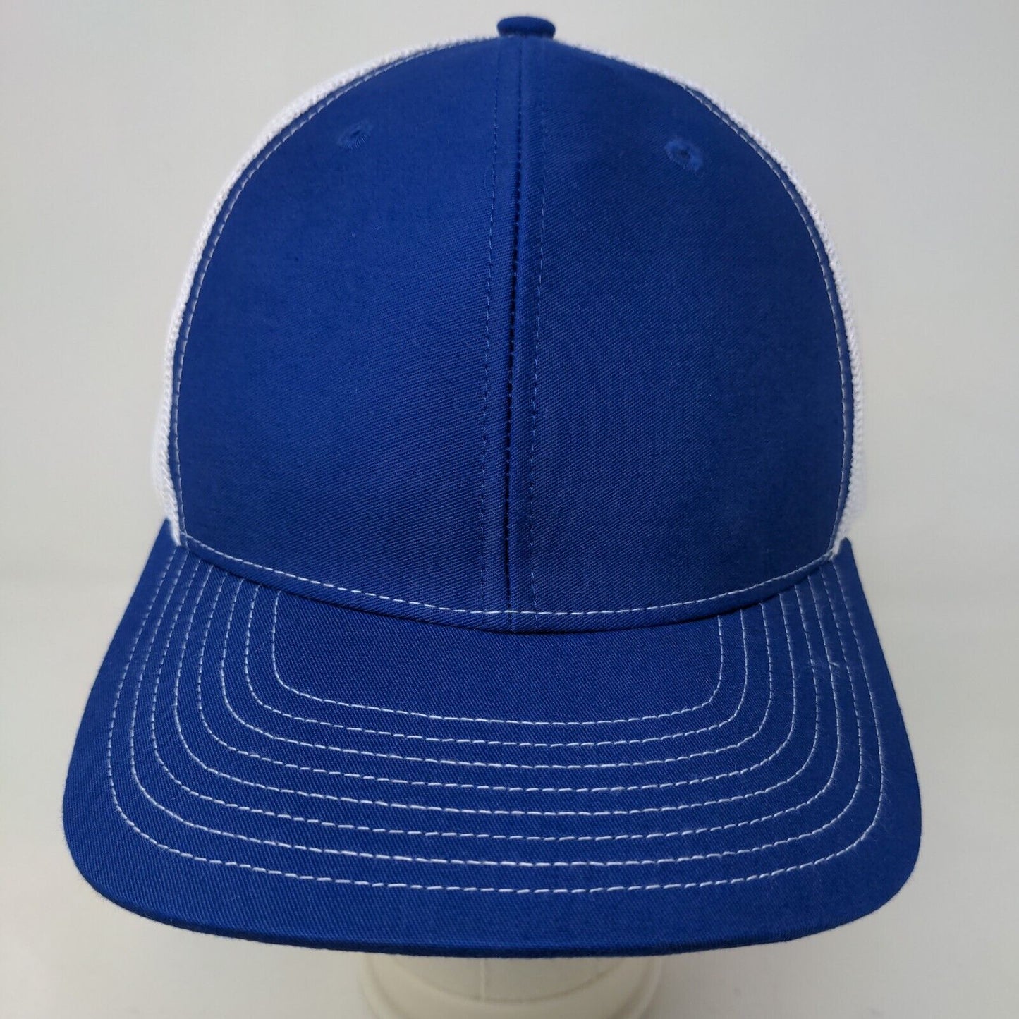 Richardson Men's Snapback Mesh Back Hat Blue White Blank Style 112