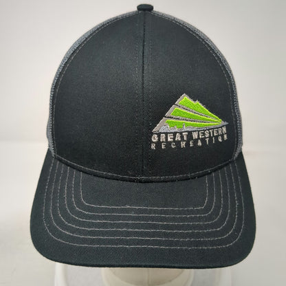 Outdoor Cap Great Western Recreation Trucker Hat Black One Size Mesh Snapback