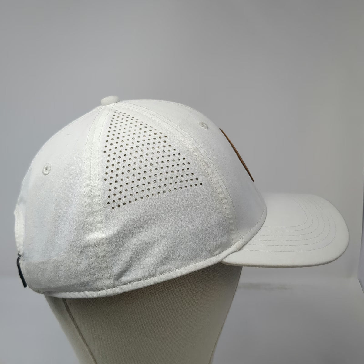 Legendary Baseball Cap White One Size River Birch Golf Course Perforated Hat