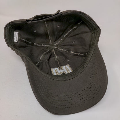 Hornady Strapback Hat Brown Embroidered Bullets Logo Autographed Signed