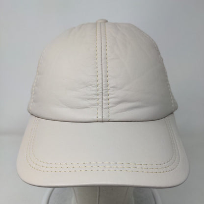 Antilope Cueros Slideback Hat Tan One Size Striped Trim Blank 6 Panel