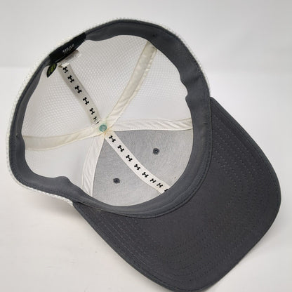 Under Armour Golf Fitted Mesh Back Hat Gray M/L Colorblock Embroidered