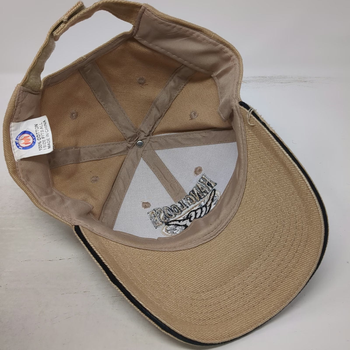 Magic Caps Maui Hawaii Hang Loose Shaka Hand Brown Baseball Cap One Size Hat