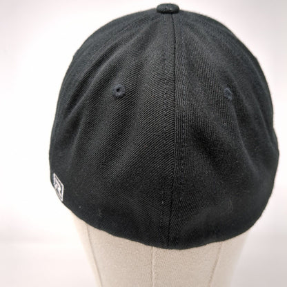 Sully's Star Idaho Fitted Hat Black SM-MD Embroidered Flexfit 6 Panel